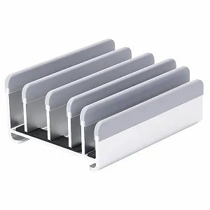 Держатель для ноутбука Elestoria вертикальный регулируемый для 5 устройств (до 17.3 дюймов) - Фото 1