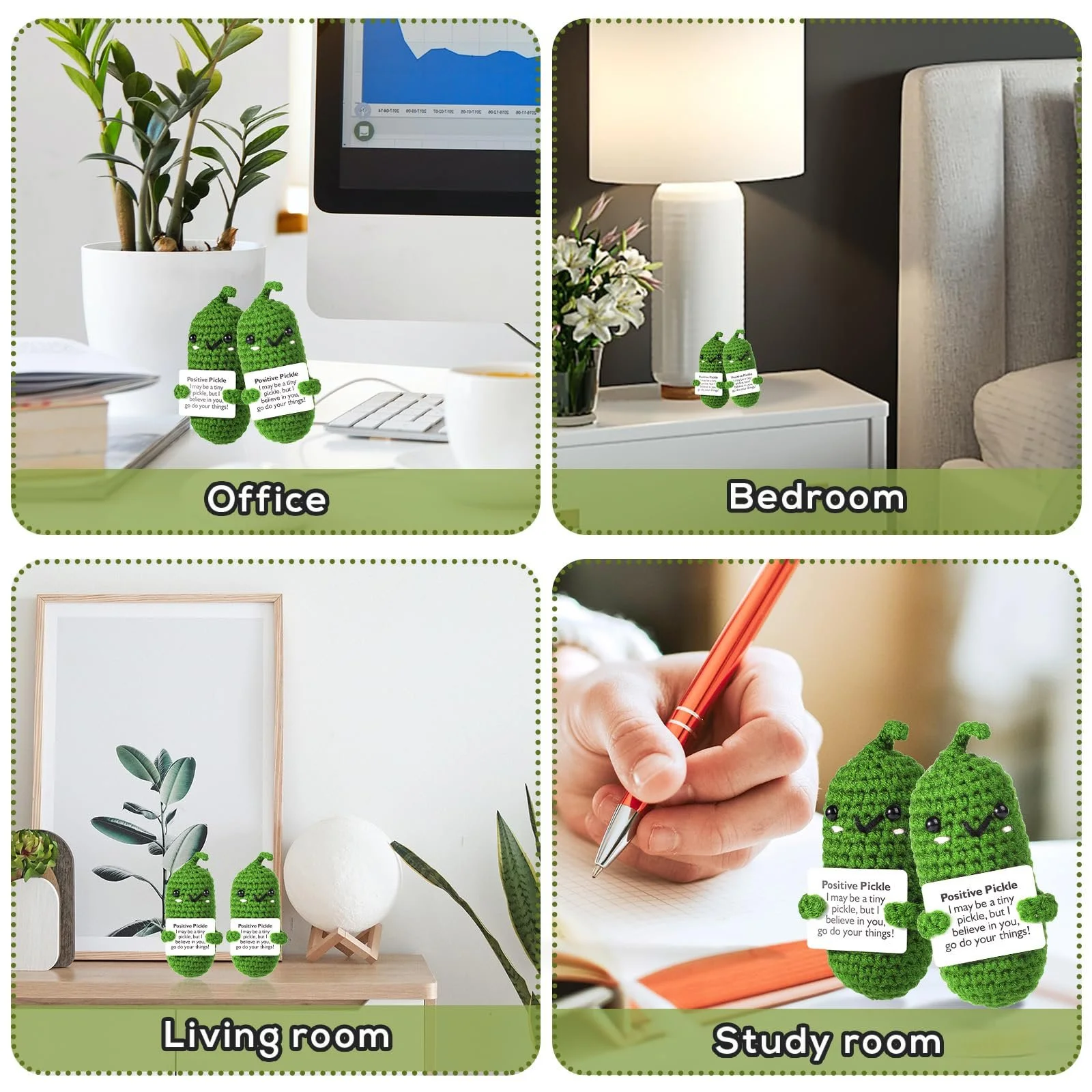 Набор NQEUEPN 2 Огурца Маринованных для Эмоциональной Поддержки, фото №5 Набор NQEUEPN 2 Огурца Маринованных для Эмоциональной Поддержки, фото №5