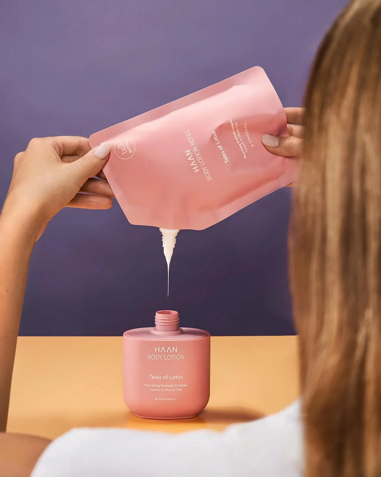 Лосьйон для тіла HAAN Tales of Lotus з поживними речовинами, на 97% складається з натуральних інгредієнтів та пребіотиків, фото №6