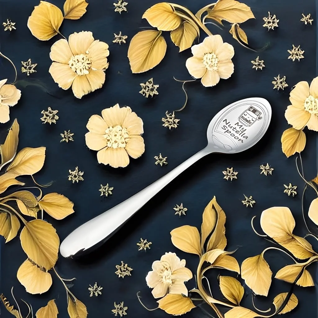 Ложка My Nutella + Подарочная коробка, серебряная, фото №4