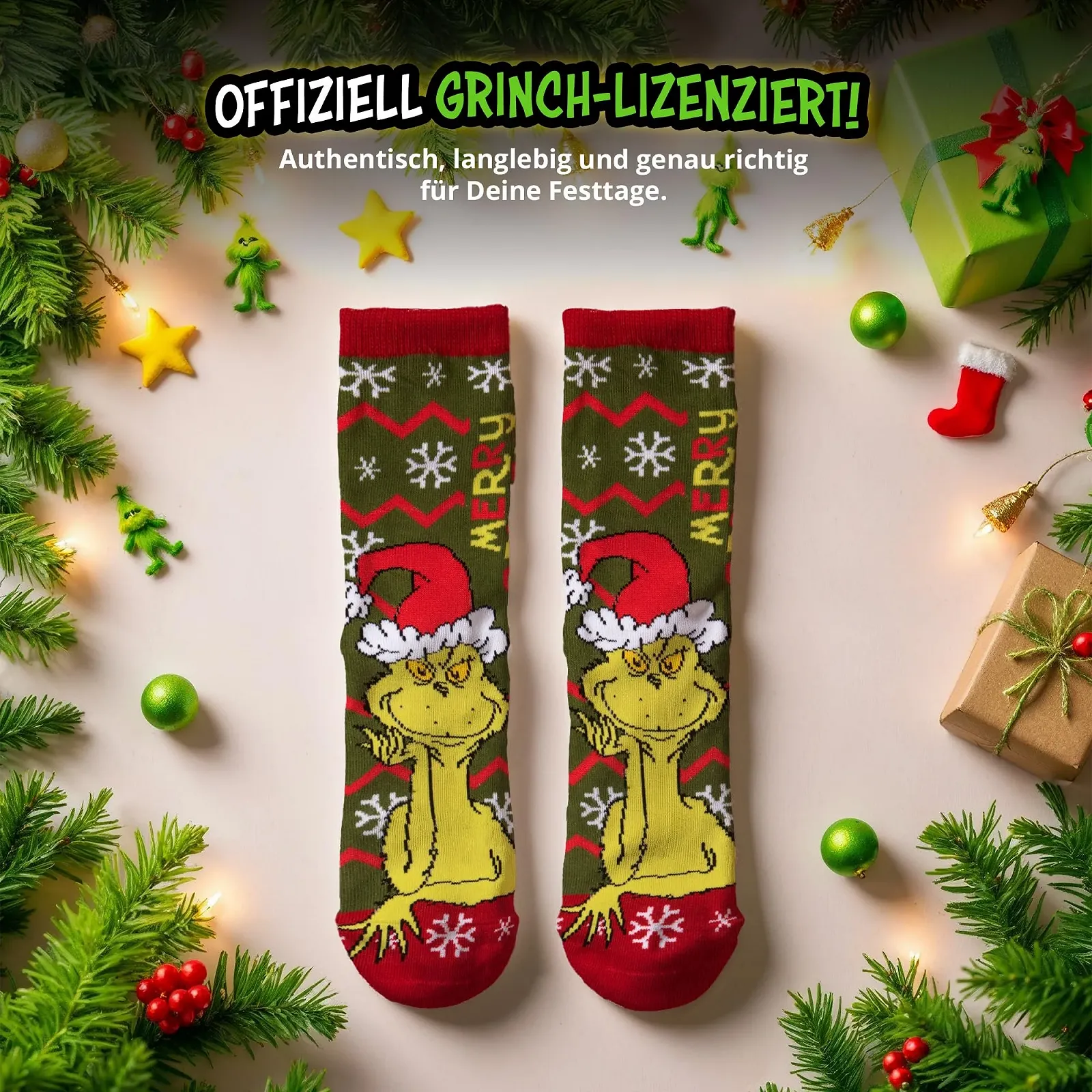 Шкарпетки United Labels The Grinch для жінок, фото №6