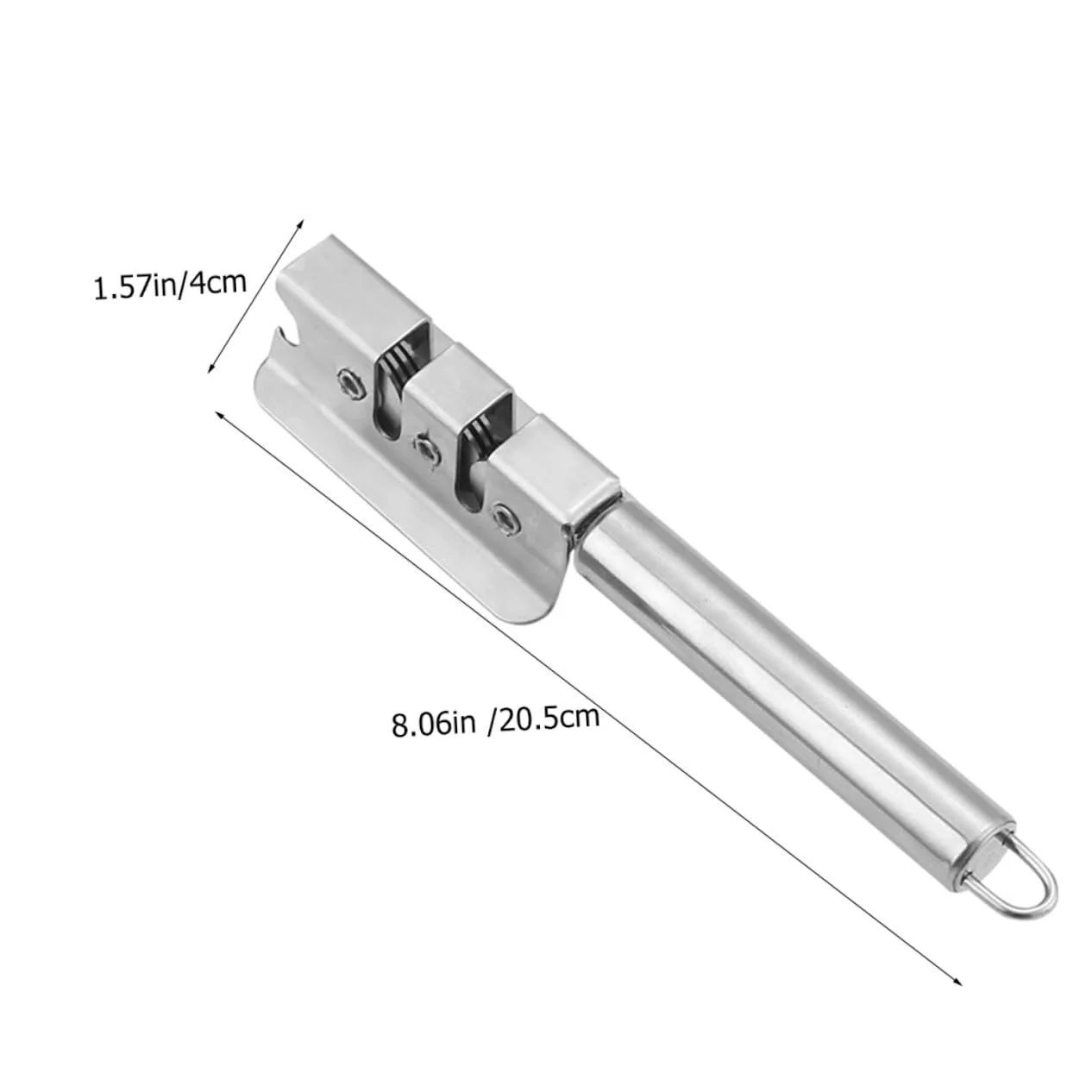 Точилка для ножів та ножиць ергономічна з рамою з нержавіючої сталі, фото №2