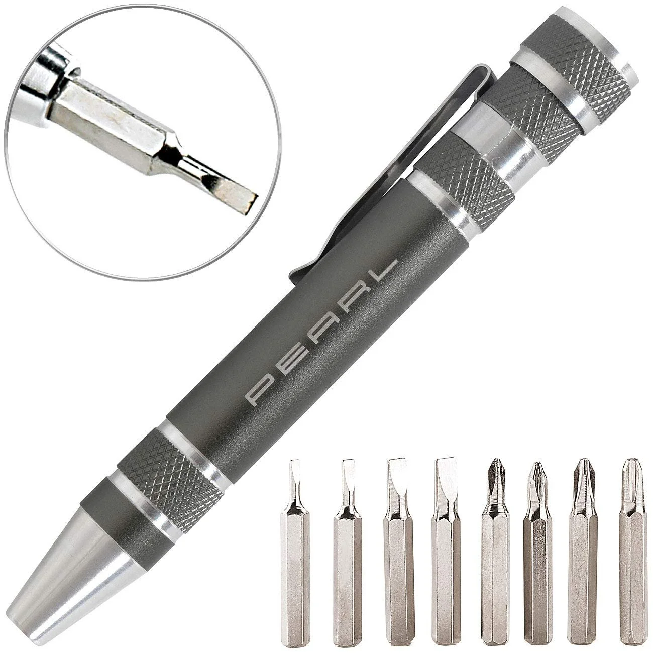 Викрутка AGT NC5334 8 в 1 антрацит, фото №2