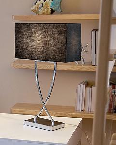 Настільна лампа Beliani Scandinavian Style Вигнута Чорна synthetic.ua - Фото 1