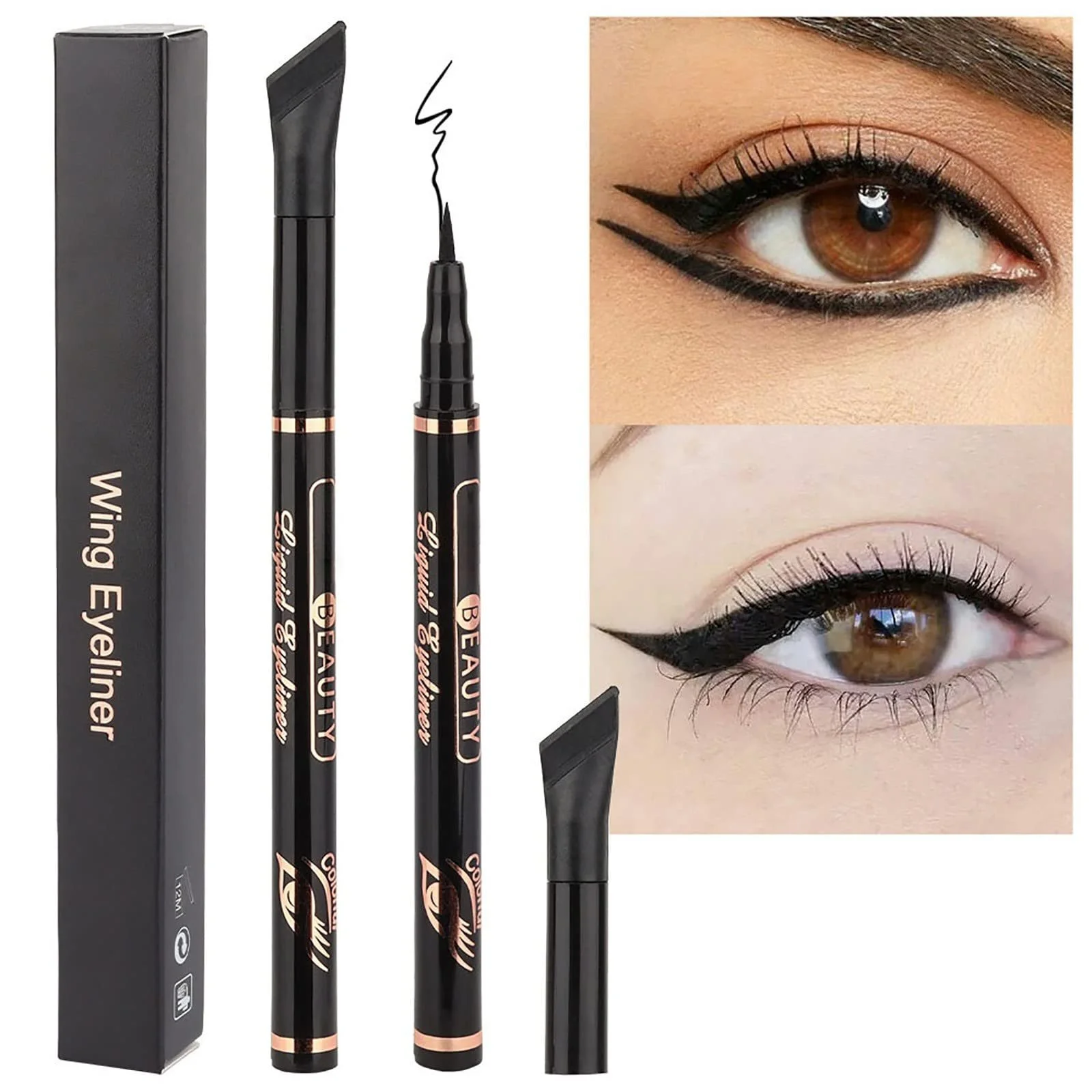 Жидкая Подводка Augen Стойкий Гладкий Фломастер Seidenmatt 2 мл Прозрачный, фото №3