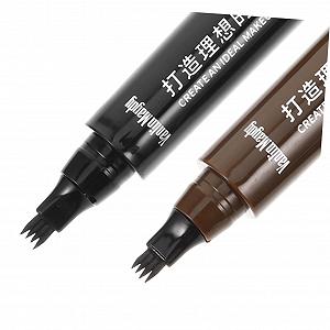 Олівець для брів Healvian 4 Stuck Vierzackiger Augenbrauenstift Коричневий Анти-піт synthetic.ua - Фото 1