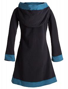 Пальто Vishes М'який еко-фліс для перехідного періоду з великими контрастними кишенями synthetic.ua - Фото 1