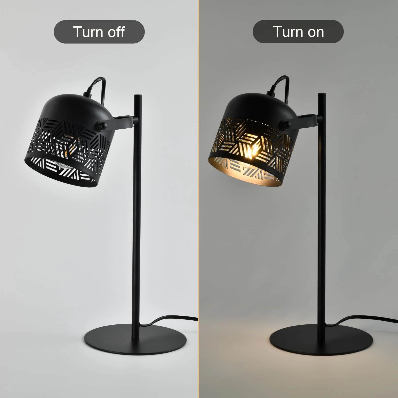 Настільна LED лампа LQWELL Retro Palace Style E27 металева, фото №5