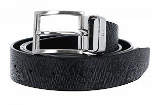 Ремінь GUESS Vezzola Двосторонній та Регульований W90 Чорний - Можна вкоротити - Фото 1