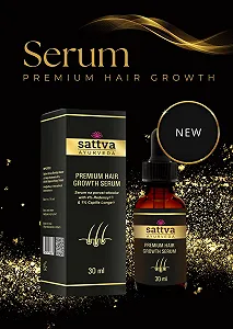 Сыворотка для роста волос Sattva Ayurveda с экстрактом розмарина и Redensyl для эффективного лечения выпадения волос у женщин и мужчин synthetic.ua - Фото 1
