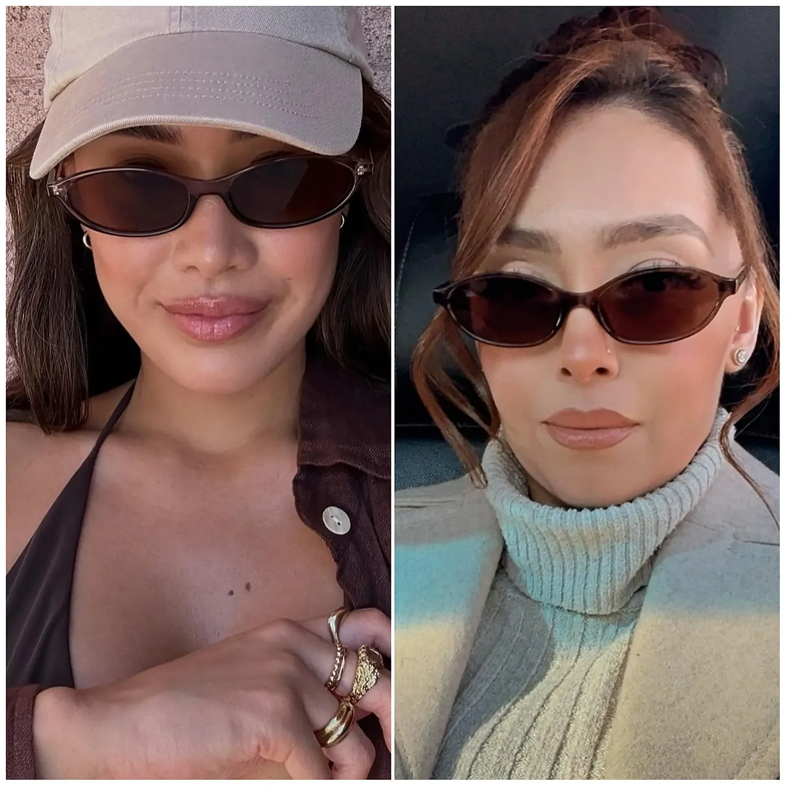 Женские солнцезащитные очки Кошачий глаз, набор 8 штук, фото №2