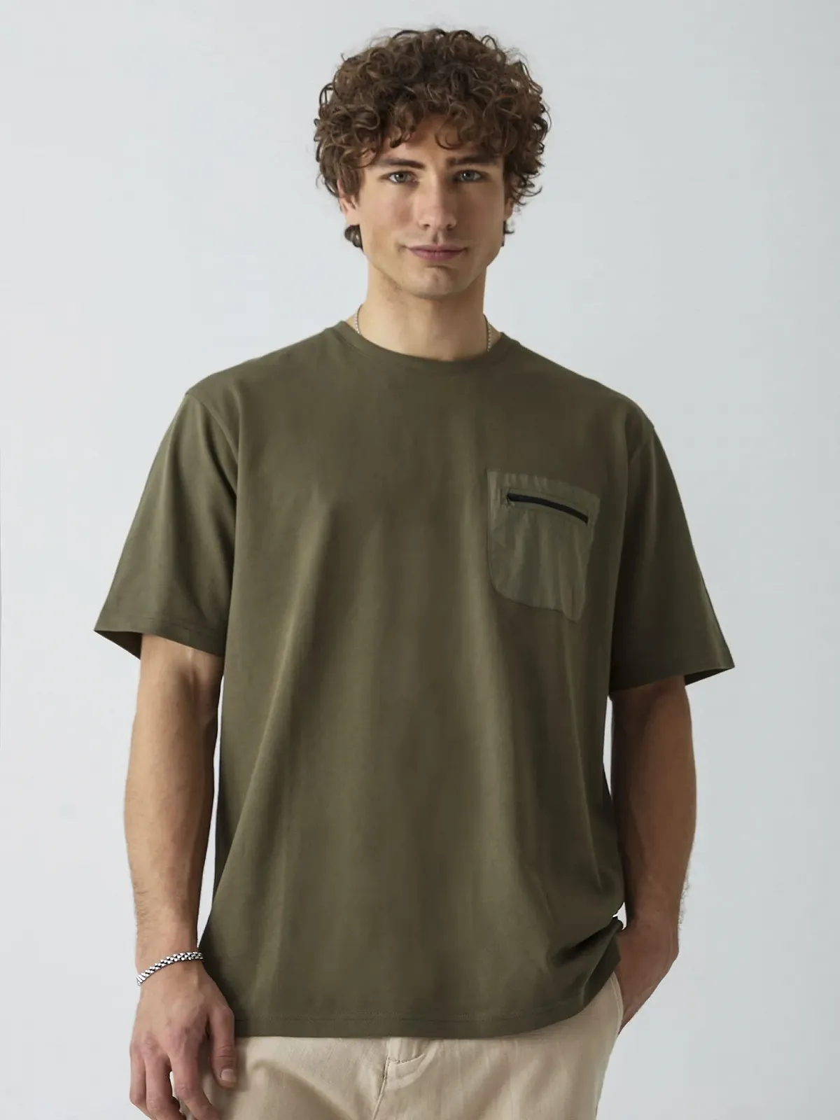 Футболка LTB Jeans Neheze 12172 Deep Lichen Green, XXL, фото №3