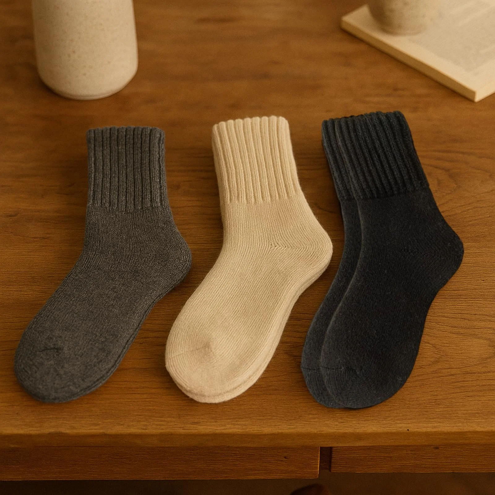 Термошкарпетки Жіночі Бавовняні, 3 пари, фото №6