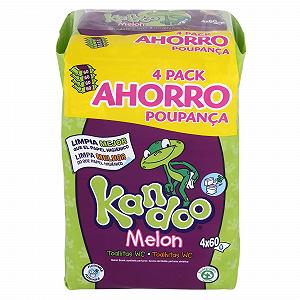 Салфетки Kandoo Refill Дыня 4 x 60 - Фото 1