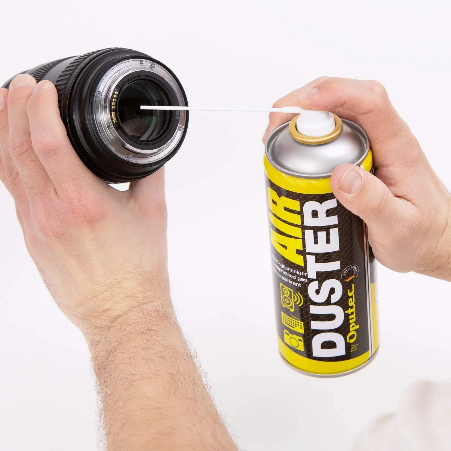 Очищувач клавіатури Oputec 400 мл Стиснене повітря, фото №6