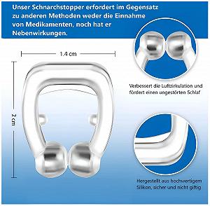 Засіб від хропіння Кліпса для носа проти хропіння Розпірка для носа 8 штук synthetic.ua - Фото 1