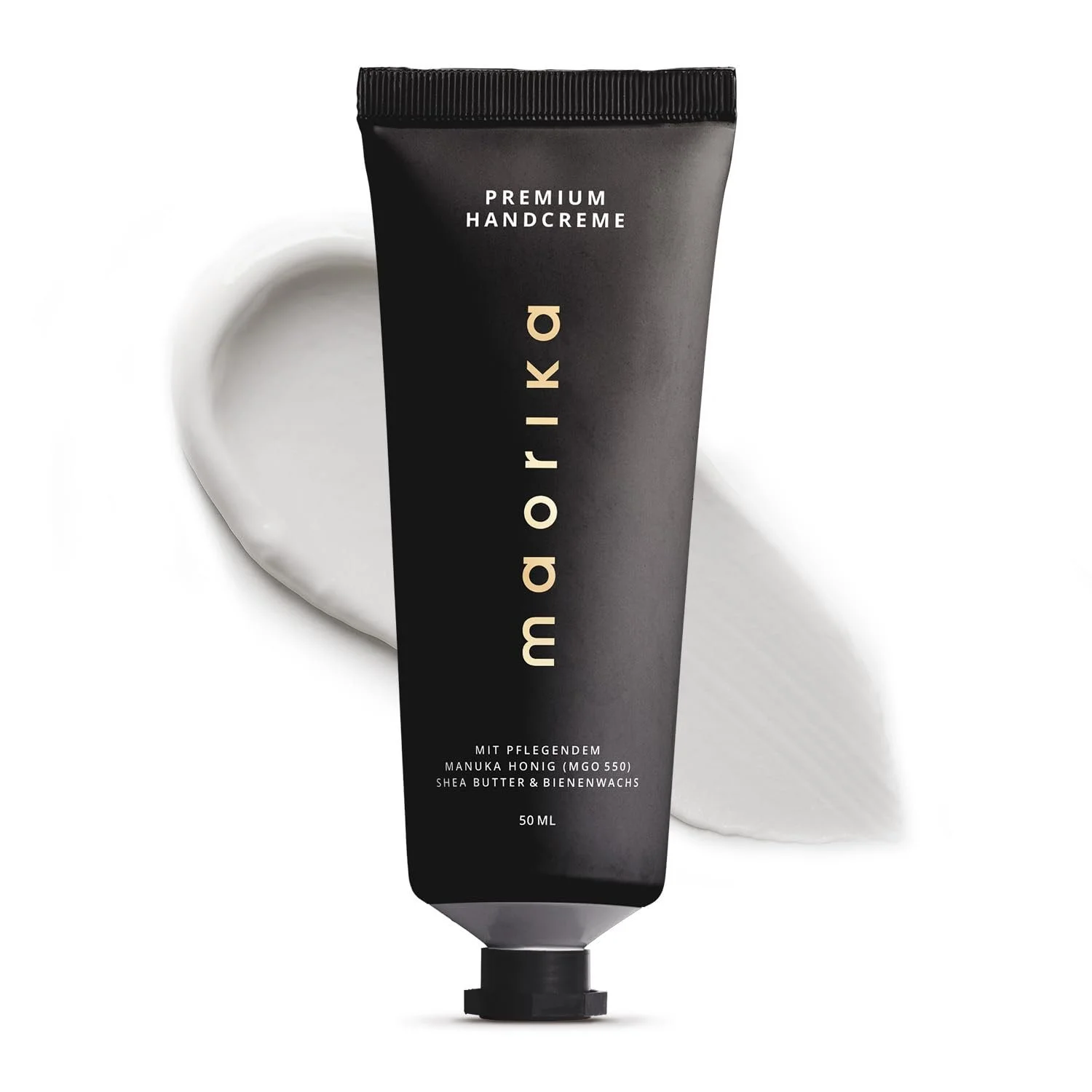 Крем для рук Maorika Premium з медом манука MGO 550 - Інтенсивний догляд з маслом ши та бджолиним воском, фото №1