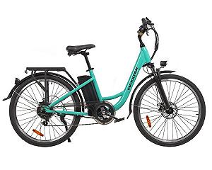 Електричний велосипед Maxxter CITY 2.0 LightBlue 250W світло-синій - Фото 1