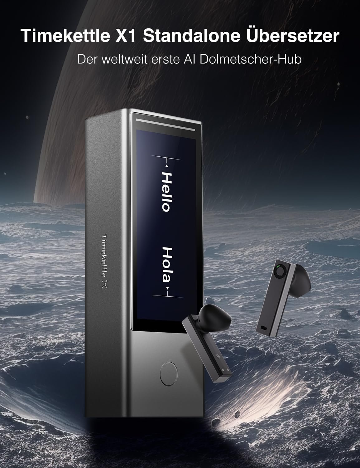 Хаб-переводчик AI Timekettle X1, на 40 языках с дистанционными голосовыми вызовами и переводом, фото №2