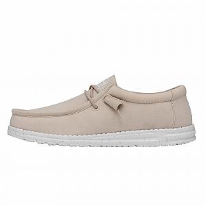 Туфли HEYDUDE Wally Slub Canvas Moc Toe для мужчин - Фото 1