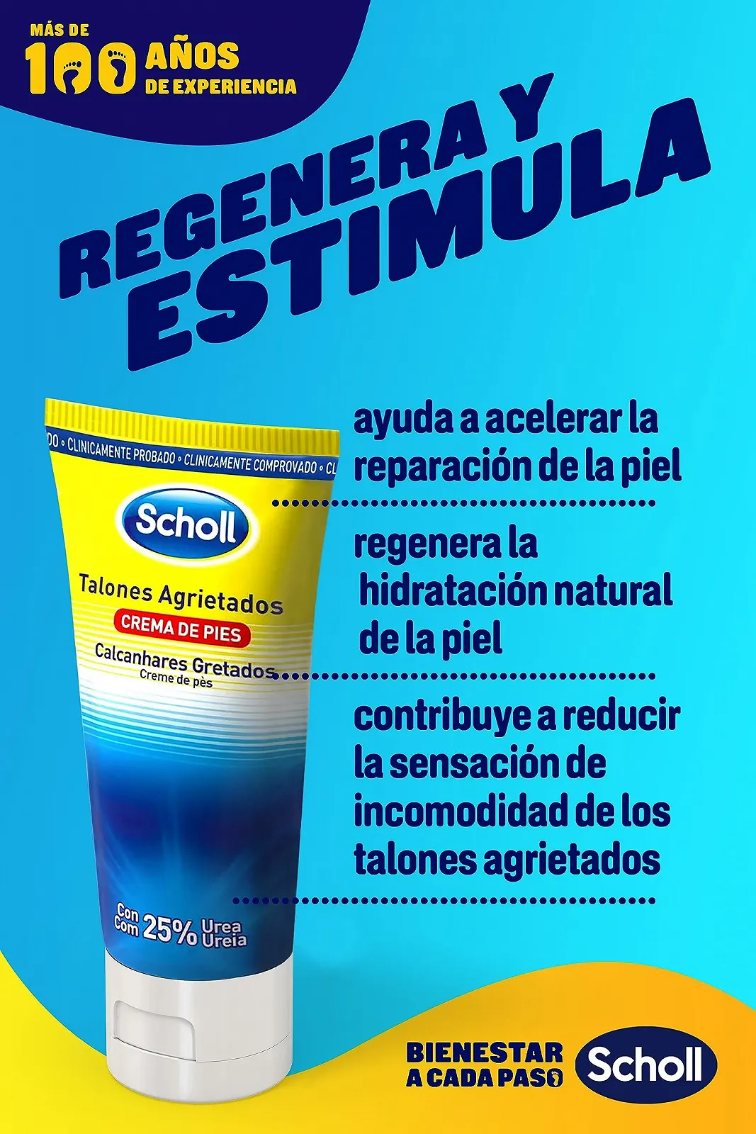 Крем для ног Scholl Crema Talones Agrietados, 60 мл, фото №3