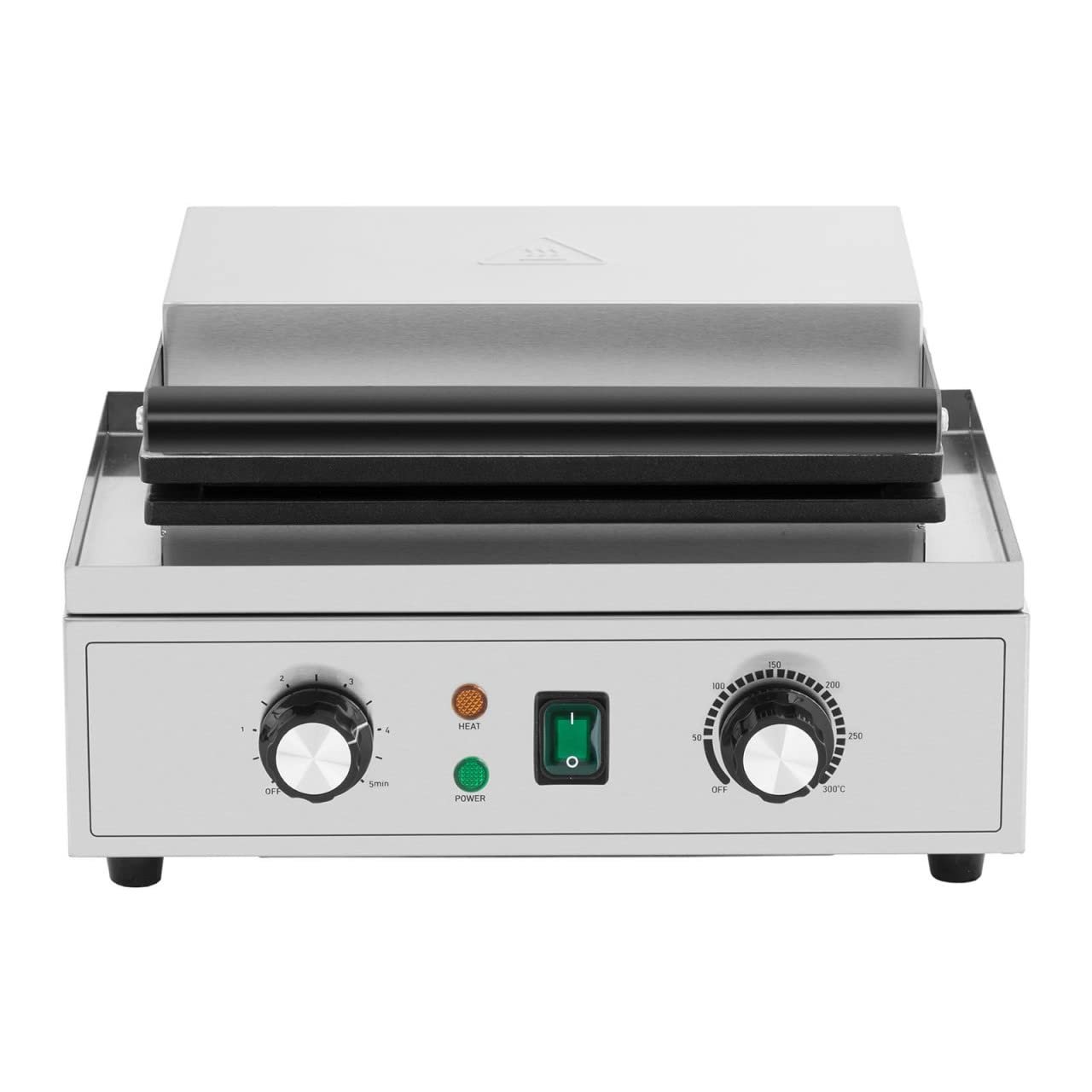 Вафельниця Royal Catering RCWM-2000-E3, 3 бельгійські вафлі, 1500 Вт, 50-300 °C, таймер 0-5 хв, фото №4