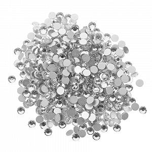 Стразы Самоклеящиеся Healeved 4320 шт Прозрачные для DIY маникюра, милые, минималистичные украшения для ногтей для свадеб, вечеринок и повседневных ногтей - Фото 1