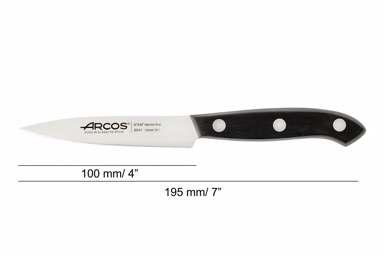 Набір кухонних ножів Arcos Professional, 3 шт, чорна ручка, фото №2