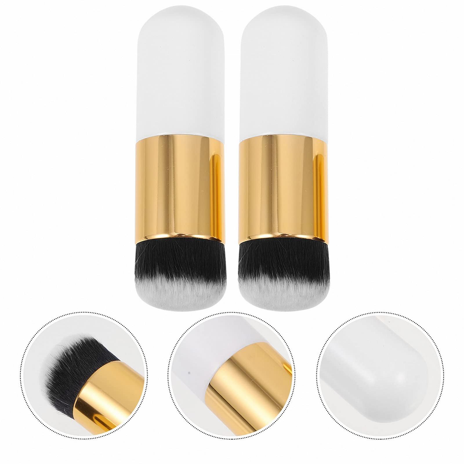 Кисть Для Макияжа Beaupretty Foundation Rougepinsel Профессиональная Foundation Pinsel Puderpinsel Eyeliner Pinsel Дорожный Пластик Конический Набор Белый, фото №3