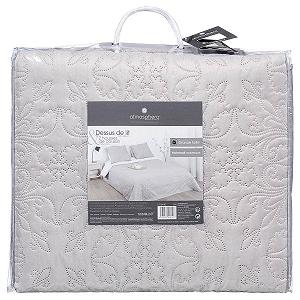 Покривало на ліжко Atmosphera Arabesque Linen 260 x 240 см Бежевий synthetic.ua - Фото 1