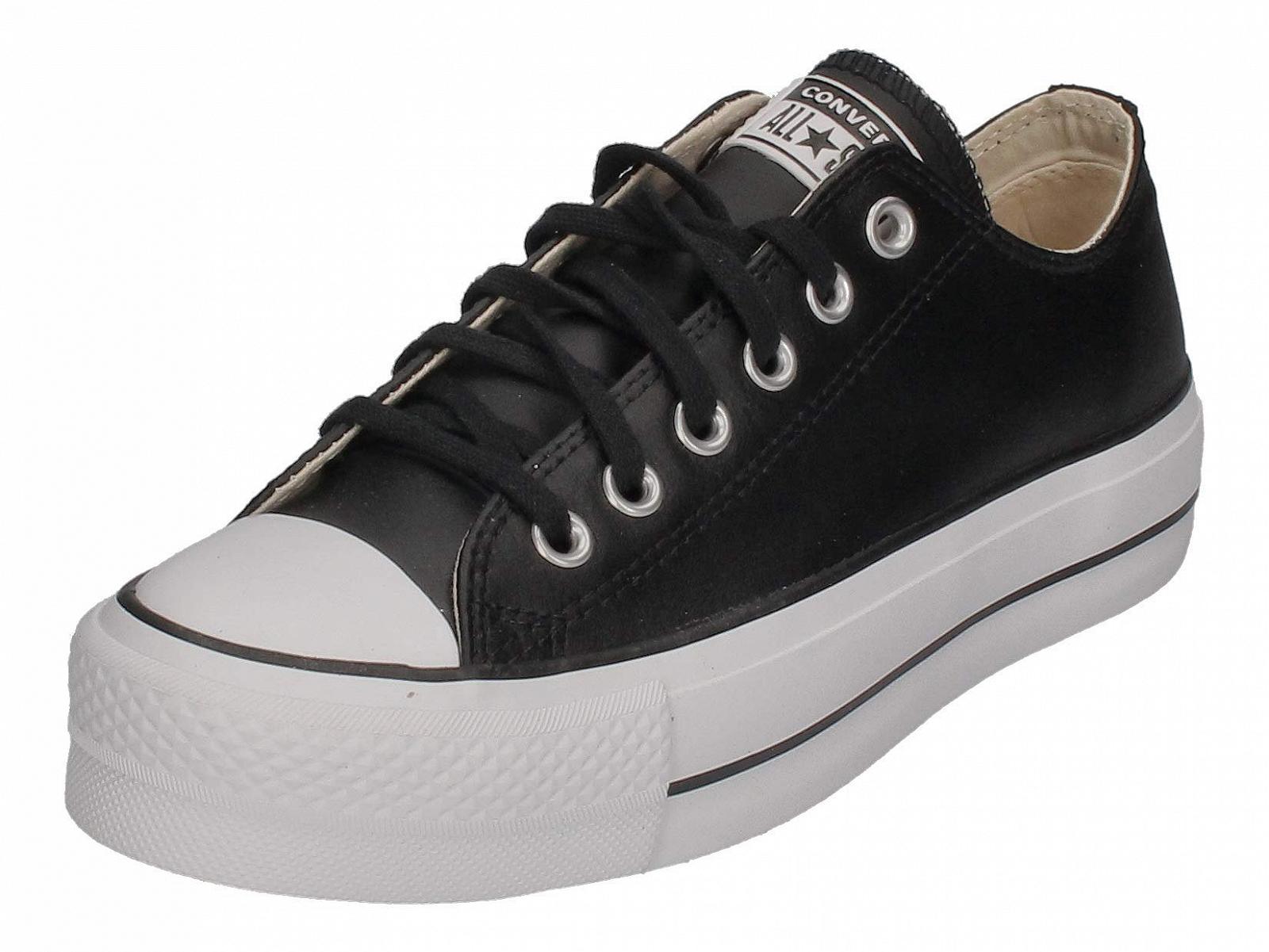 Кеды Converse Chuck Taylor All Star Lift OX Black/White, фото №1