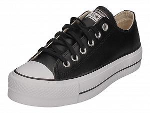 Кеды Converse Chuck Taylor All Star Lift OX Black/White - Фото 1