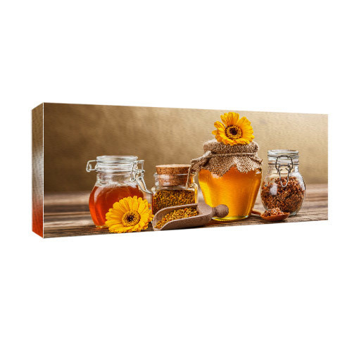 Картины Presentville на холсте "Мёд" 30х65 см H3065_YM014, фото №1 Картины Presentville на холсте "Мёд" 30х65 см H3065_YM014, фото №1