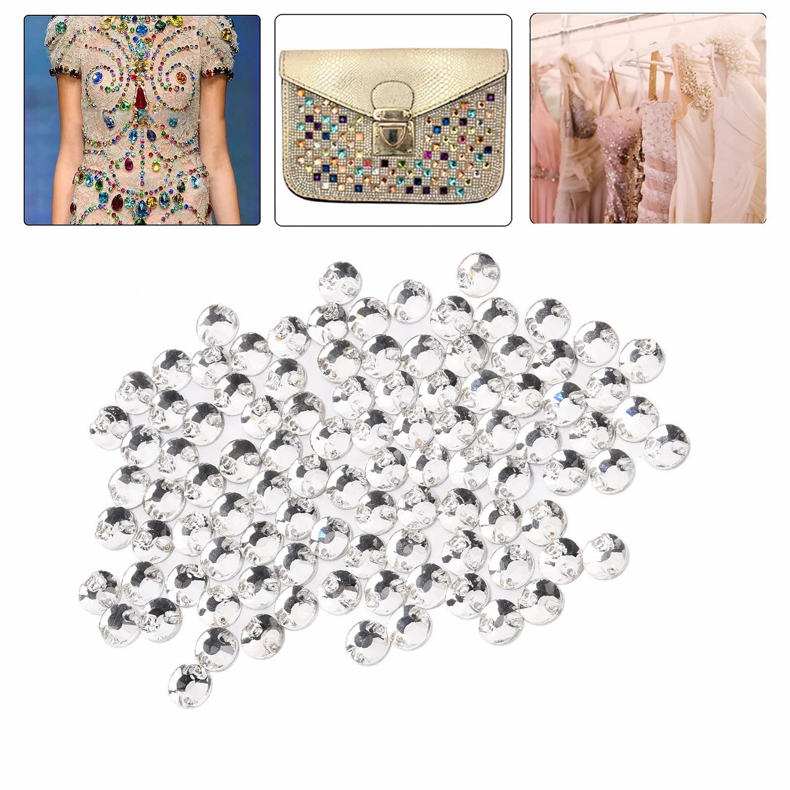 Стрази Прозорі Кристали з плоскою задньою частиною 8 мм, фото №4