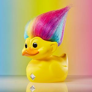 Фігурка гумова качка Rainbow Troll TUBBZ Box Edition synthetic.ua - Фото 1