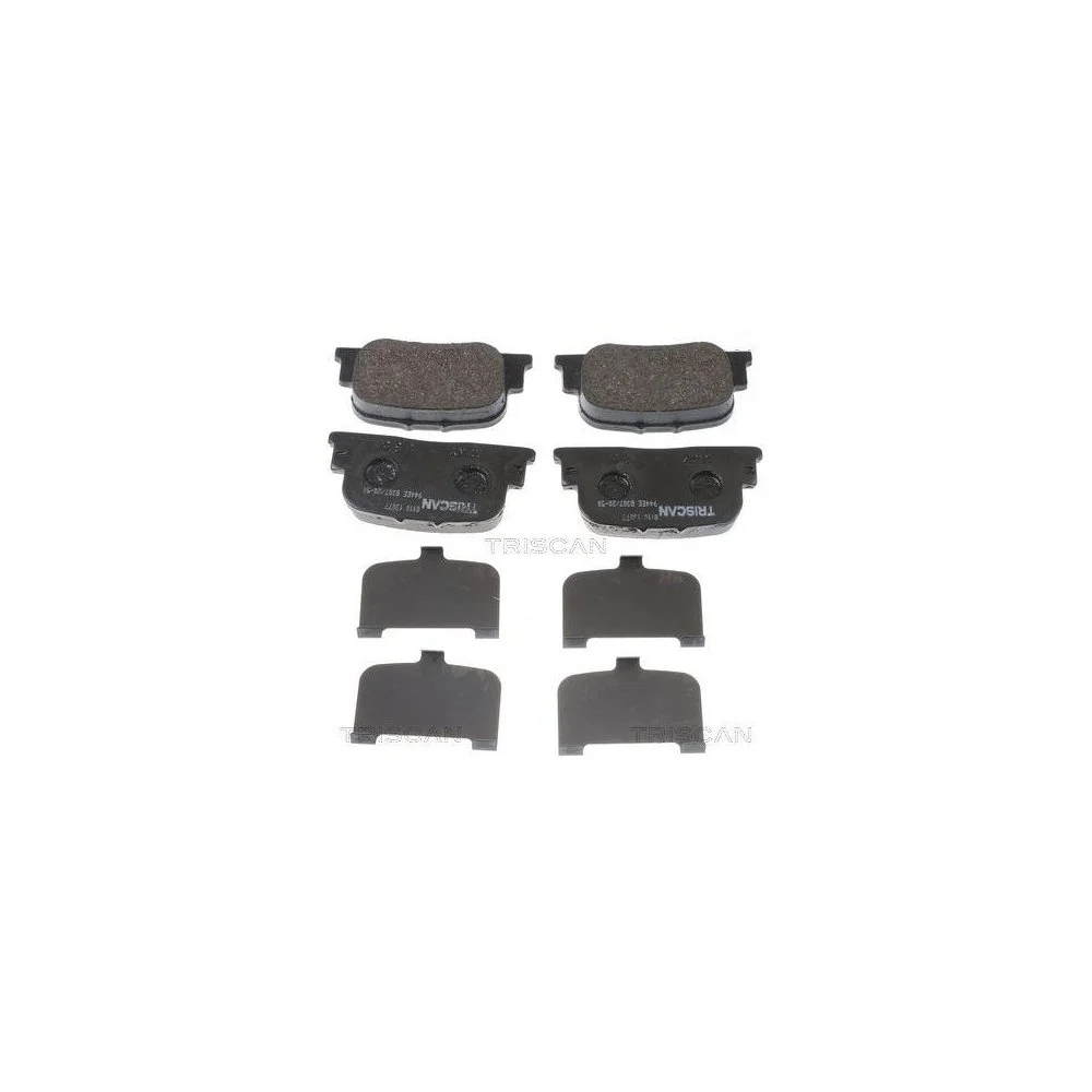 Комплект тормозных колодок, дисковый тормоз TRISCAN 8110 13077 для TOYOTA задняя ось, фото №1