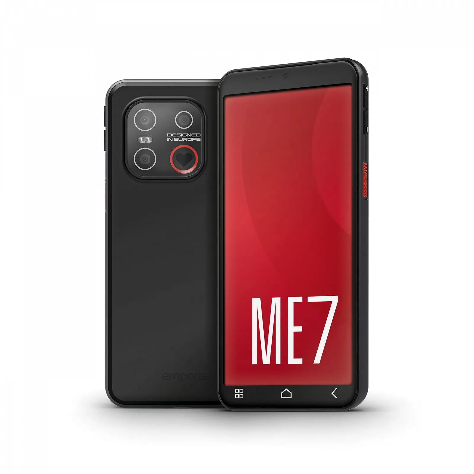 Смартфон emporia ME.7 для пожилых людей Android 15 5.45 дюйма NFC 6/128 ГБ IP54 Black, фото №3