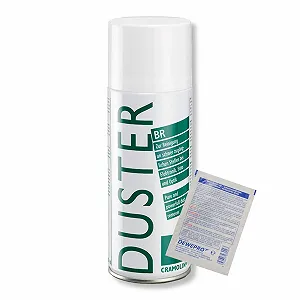 Стиснене повітря ITW Cramolin Duster BR 1471411 200 мл з серветкою Dewepro SingleScrubs - Фото 1