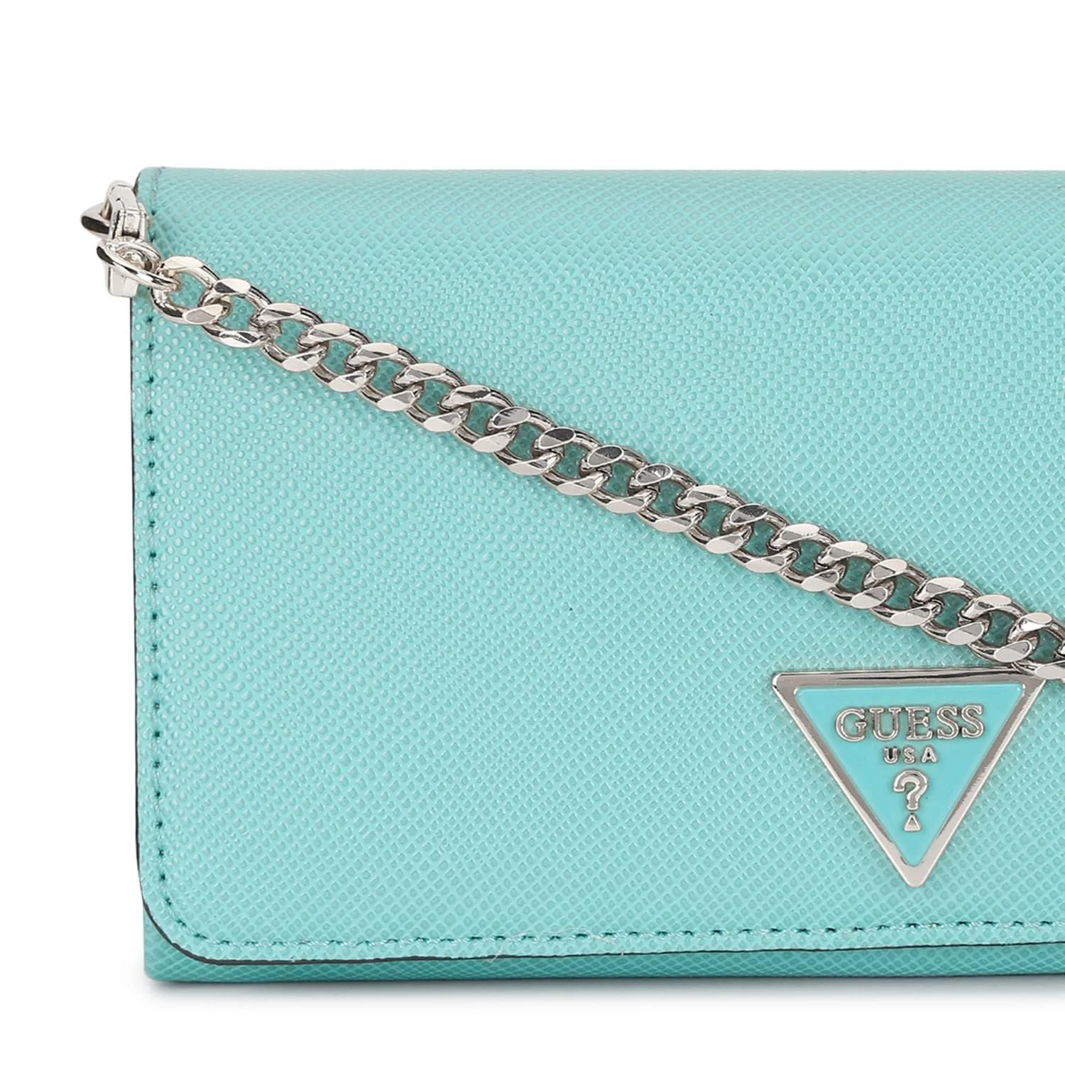 Міні-органайзер через плече GUESS Noelle Teal, фото №5