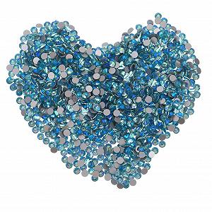 Стразы для ногтей Healeved Плоские, стеклянные, круглые, 1440 шт. - Фото 1