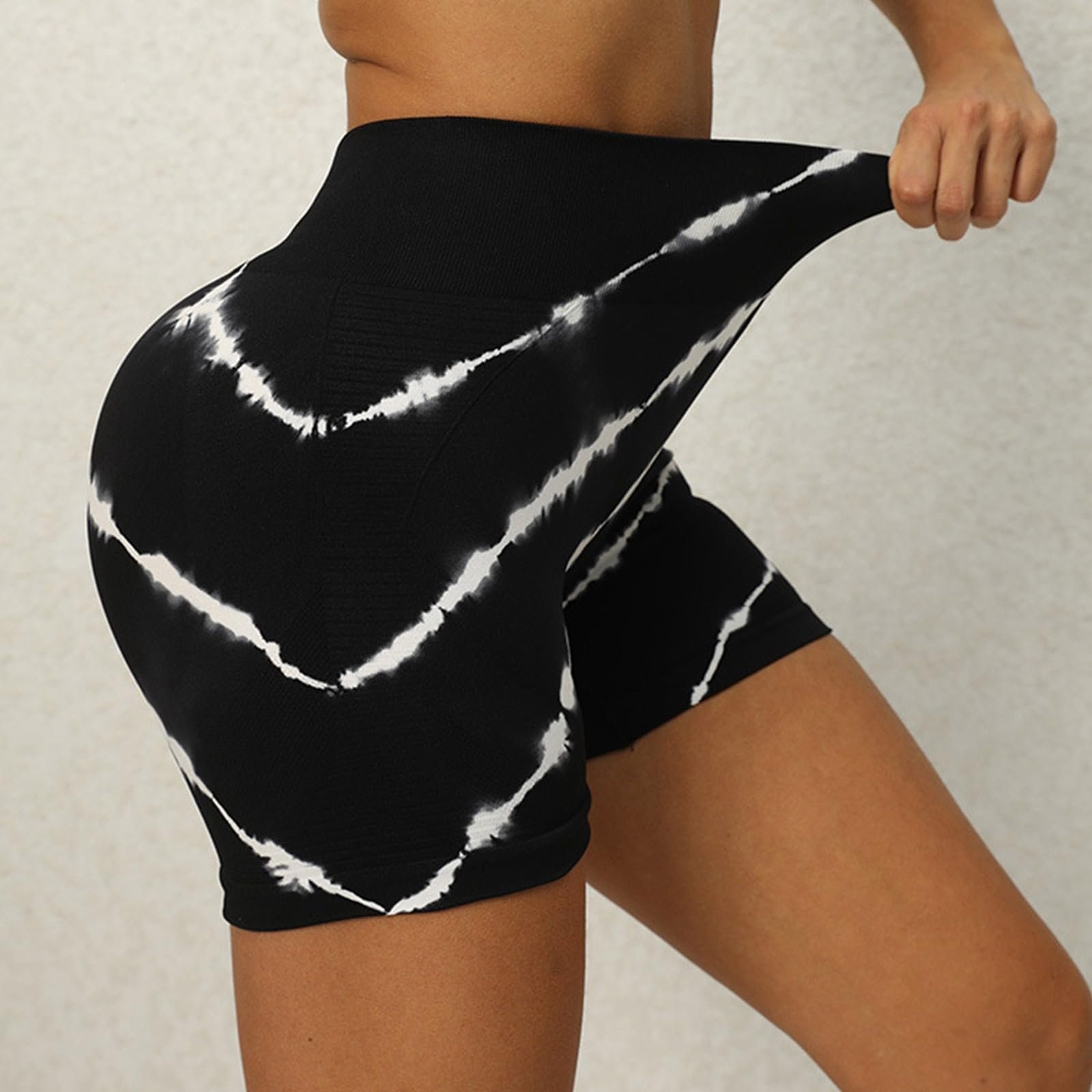 Женские велосипедные шорты Booty Scrunch, для тренировок, пуш-ап, для бега и велоспорта, фото №3