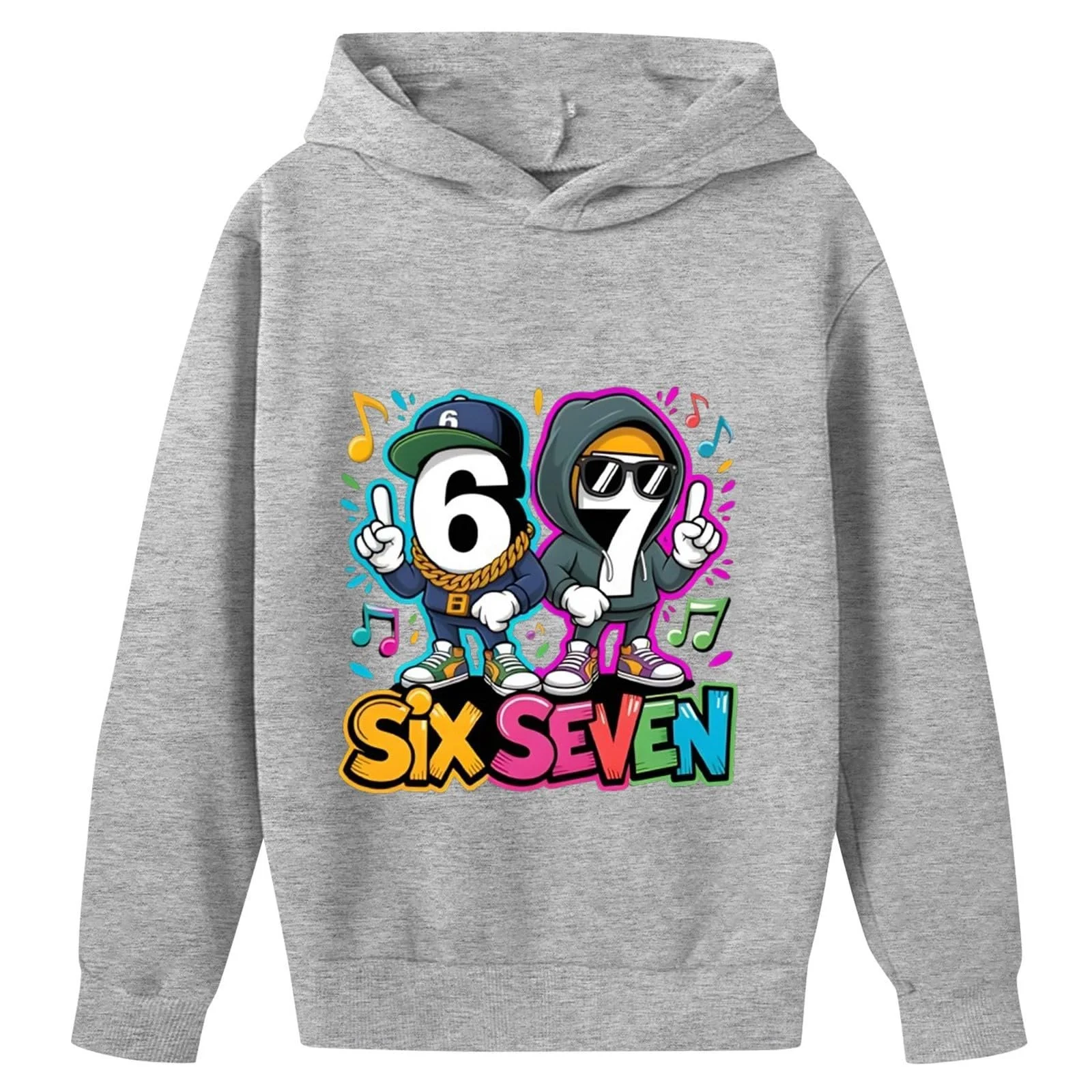 Худі 67 Prints та дівчаток, підлітковий, м'який, фото №2