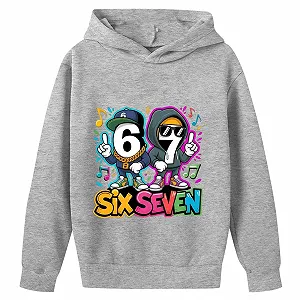 Худі 67 Prints та дівчаток, підлітковий, м'який synthetic.ua - Фото 1