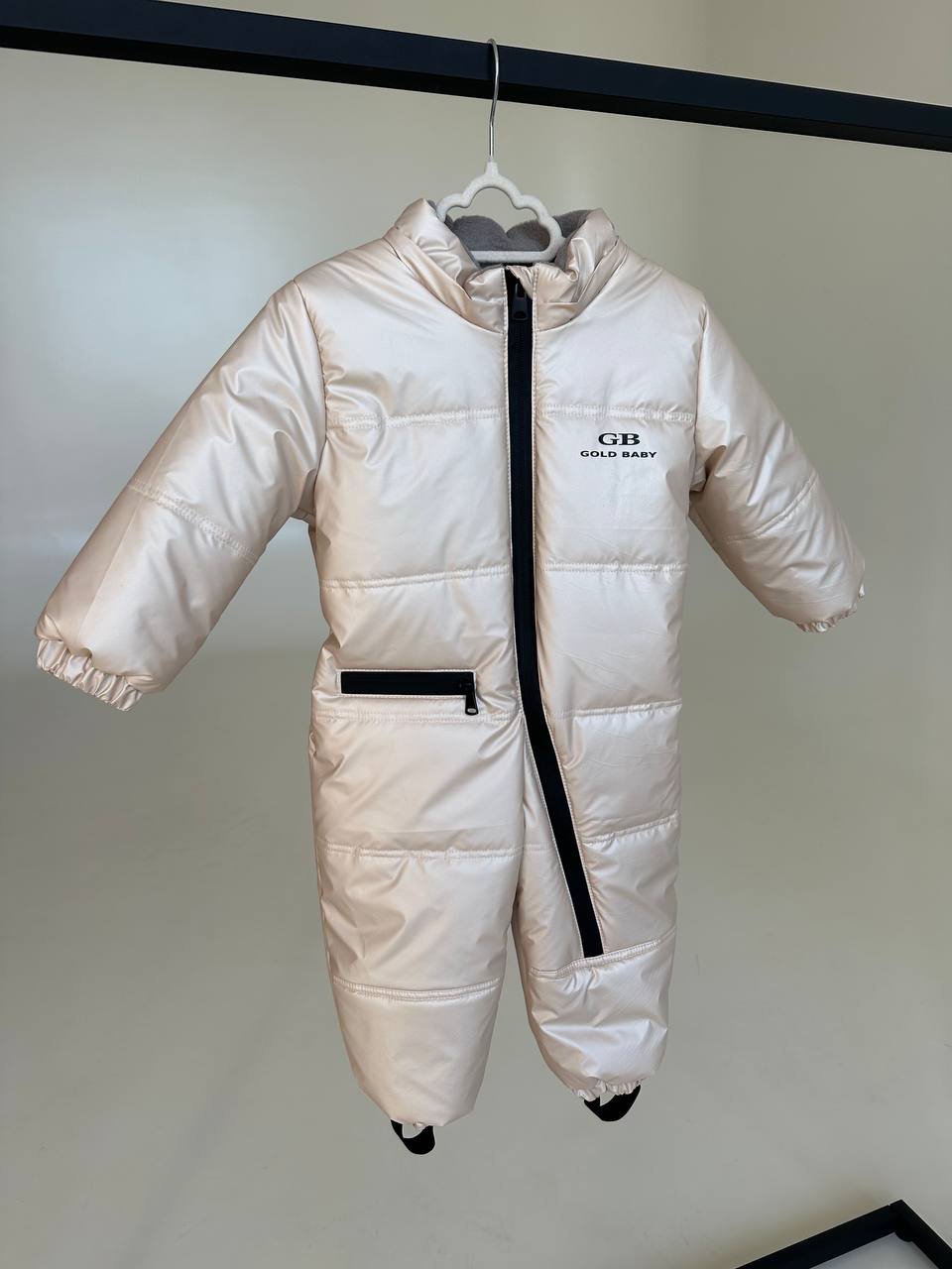 Демісезоний комбінезон 74 розмір бежевий, фото №3 Демісезоний комбінезон 74 розмір бежевий, фото №3