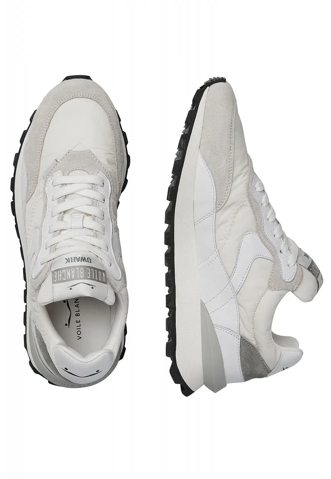 Кросівки VOILE BLANCHE QWARK Hype MAN Технічна тканина Замша Білий, фото №3