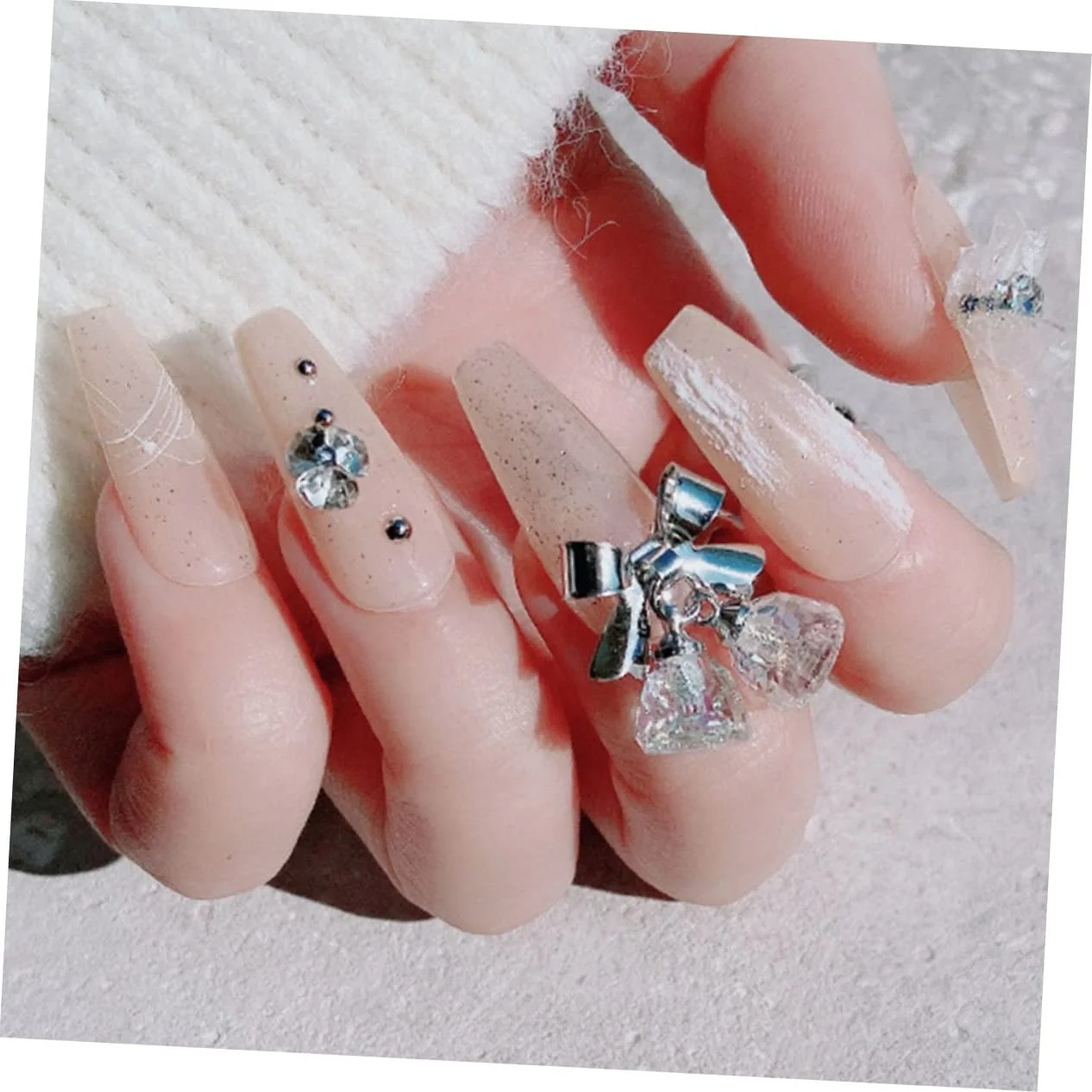 Наклейки для ногтей Beavorty Рождественские 4 шт Колокольчики, фото №9