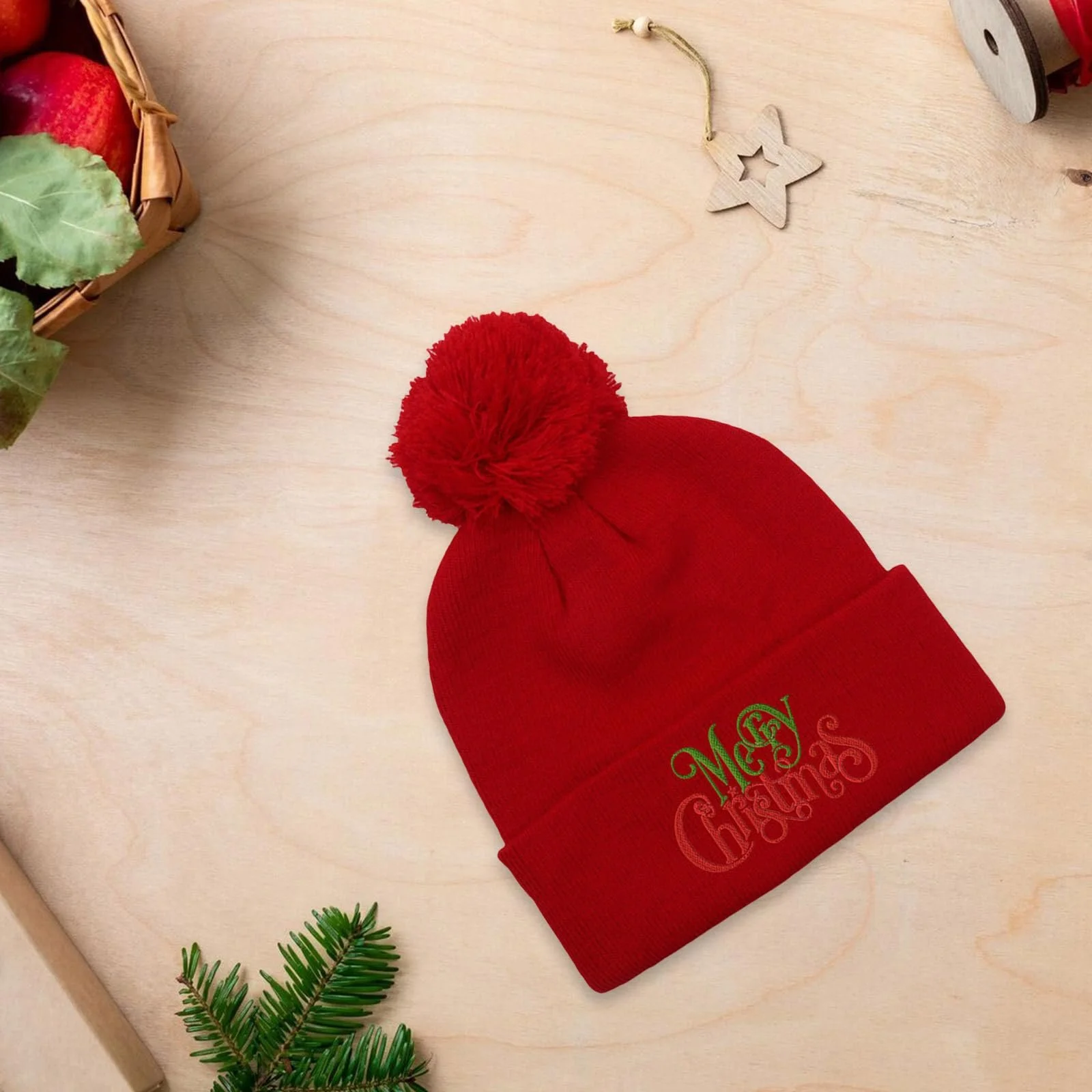 Новорічна шапка MHADBKH Святкова М'яка акрилова зручна шапка Унісекс, фото №8 Новорічна шапка MHADBKH Святкова М'яка акрилова зручна шапка Унісекс, фото №8