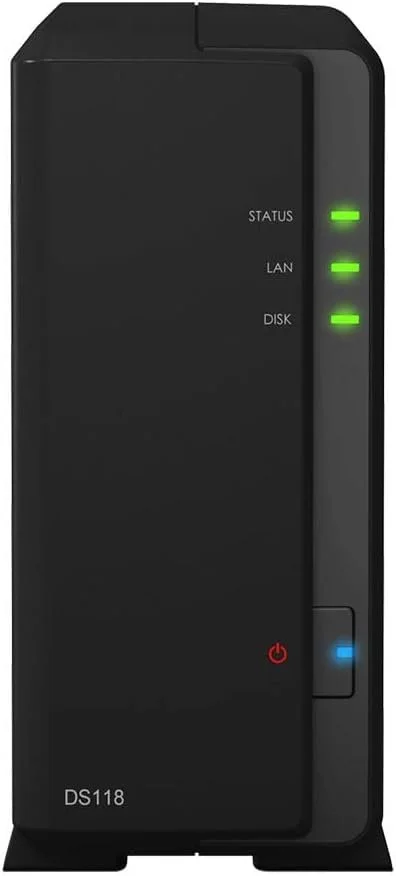 Мережеве сховище Synology DS118 Black, фото №1
