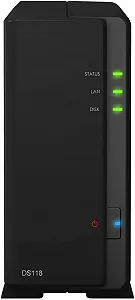 Купити Мережеве сховище Synology DS118 Black - Фото 1 Мережеве сховище Synology DS118 Black - Фото 1
