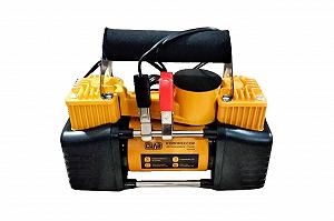 Мінікопресор автомобільний Сила 12 В x 10 бар 85 л/мин двопошної 900409 - Фото 1